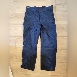 Vintage Columbia Pants Men Large Navy Blue Ski Snowboard Zip Out Leg Gorpcore